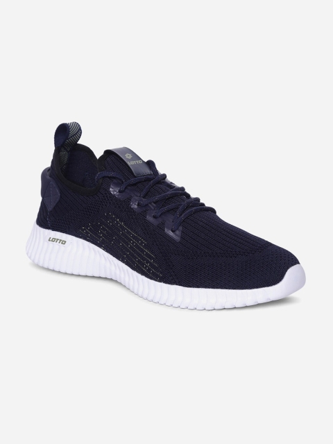 

Lotto Men Navy Blue Mesh Running Shoes