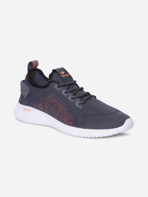 

Lotto Men Grey Mesh Running Shoes