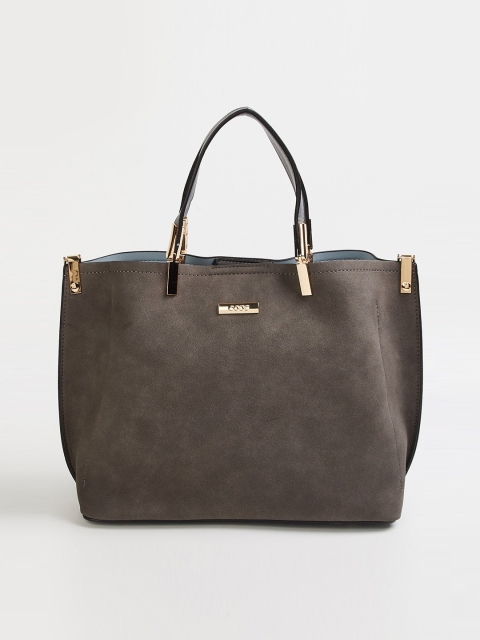 

CODE by Lifestyle Grey Solid Handheld Bag
