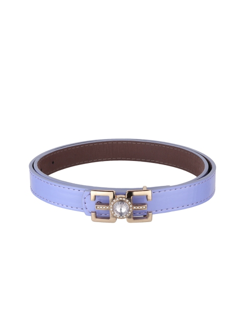 

Swiss Design Women Purple PU Belt