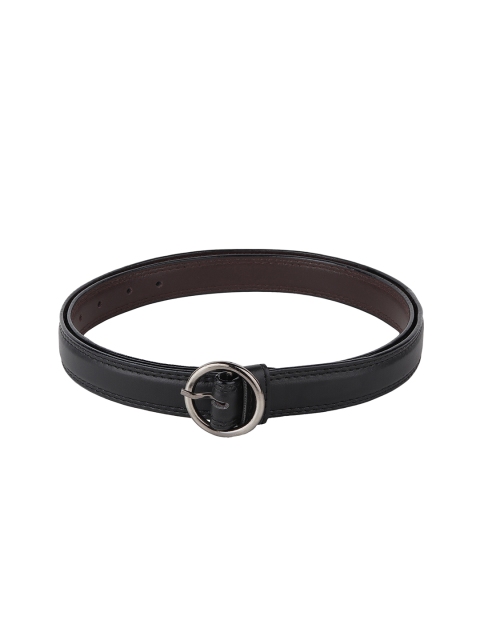 

Swiss Design Women Black PU Belt