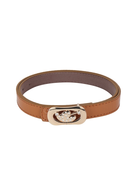 

Swiss Design Women Tan PU Belt