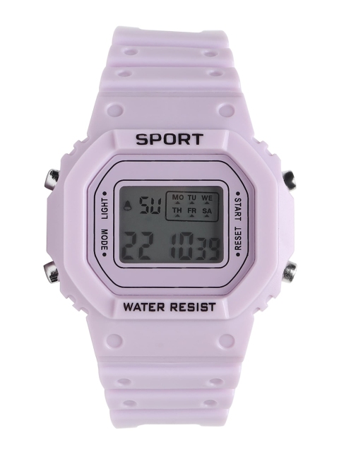 

Fantasy World Unisex Kids Grey & Purple Digital Multi Function Watch FW-Sport-198A-PR