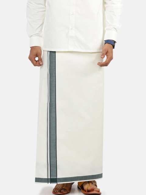 

Ramraj Men White Solid Pure Cotton Dhoti