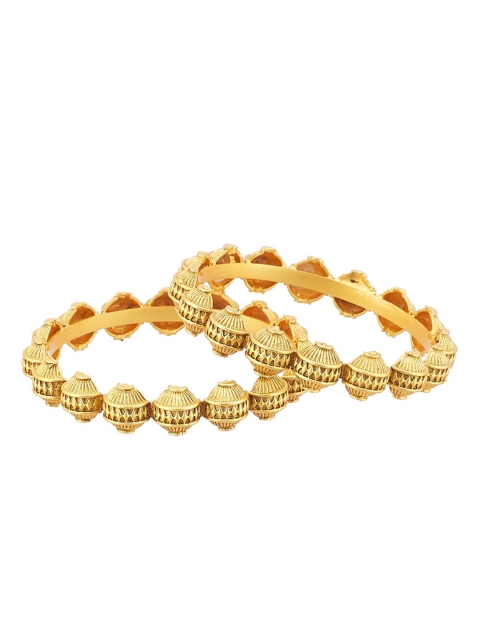 

Biba Women Pack Of 2 Gold-Plated Bangles
