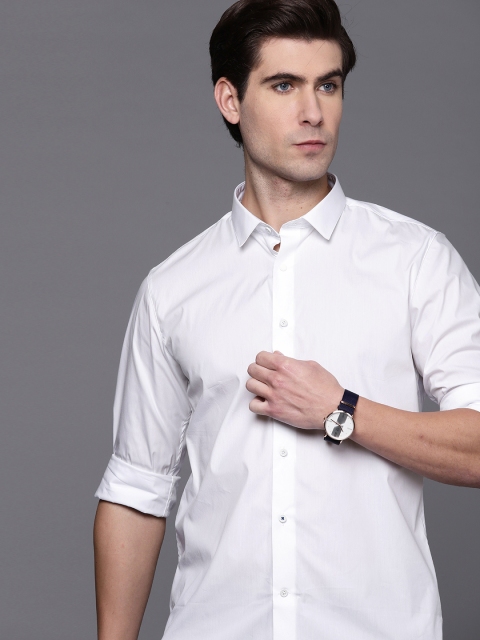 

Louis Philippe Sport Men White Super Slim Fit Opaque Formal Shirt