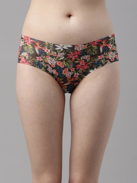 

Enamor Women Blue & Pink Printed Hipster Briefs