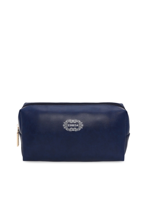 

ESBEDA Unisex Blue Solid Cosmetic Travel Pouch