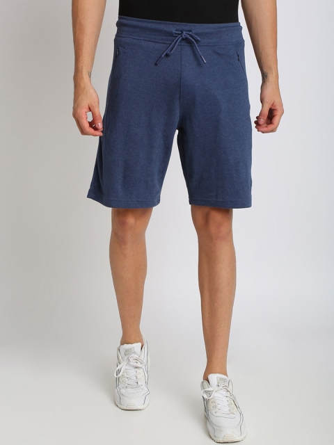

Crocodile Men Navy Blue Slim Fit Regular Shorts