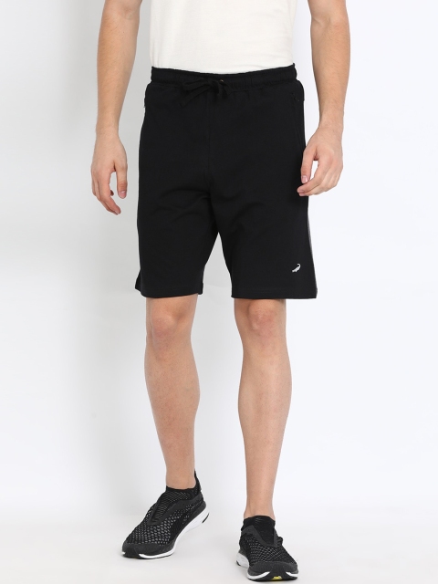 

Crocodile Men Black Slim Fit Outdoor Sports Shorts