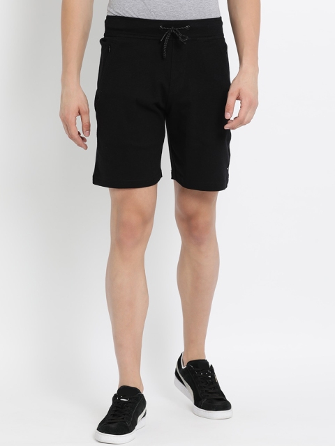 

Crocodile Men Black Slim Fit Outdoor Sports Shorts