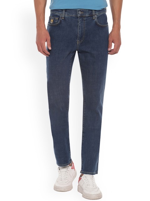 

MOSCHINO COUTURE Men Blue Slim Fit Light Fade Cotton Jeans