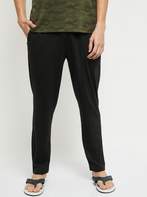

max Men Olive Green Coloured Lounge Pants