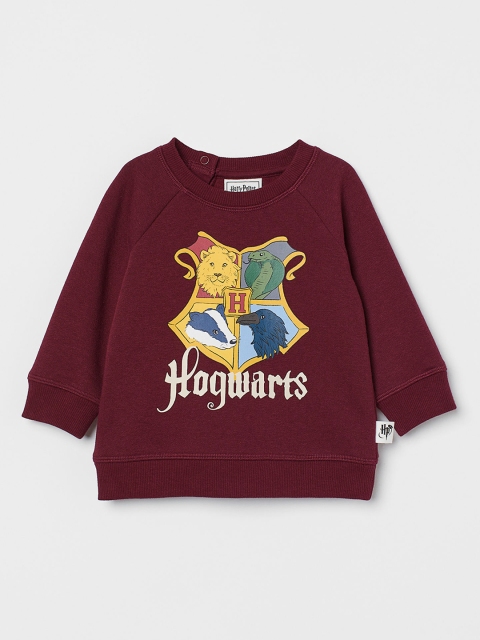 

H&M Boys Red Cotton Sweatshirt