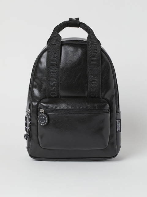 

H&M Women Black Backpack