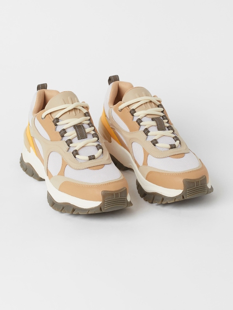 

H&M Men Beige Chunky Trainers
