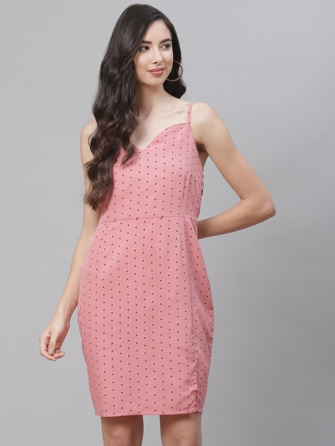 

SIRIKIT Peach-Coloured Crepe Dress