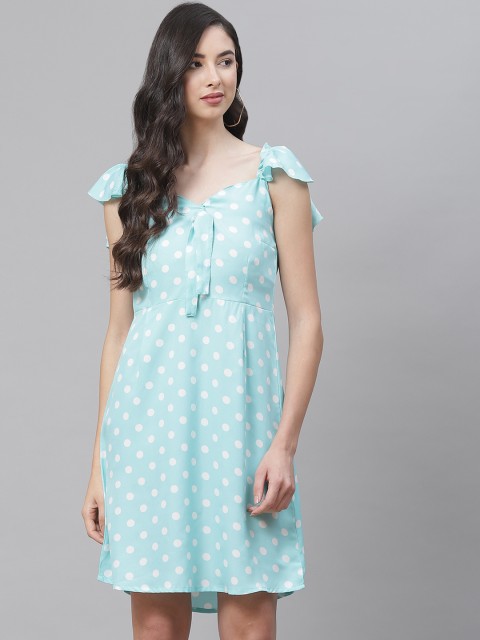 

SIRIKIT Green & White Crepe Dress