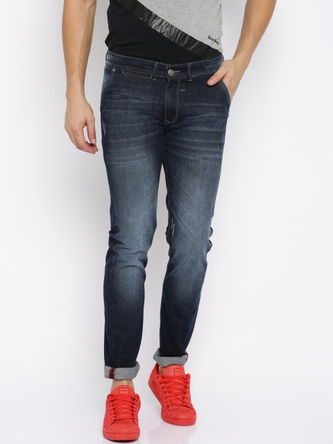 

SELA Men Blue Regular Fit Jeans