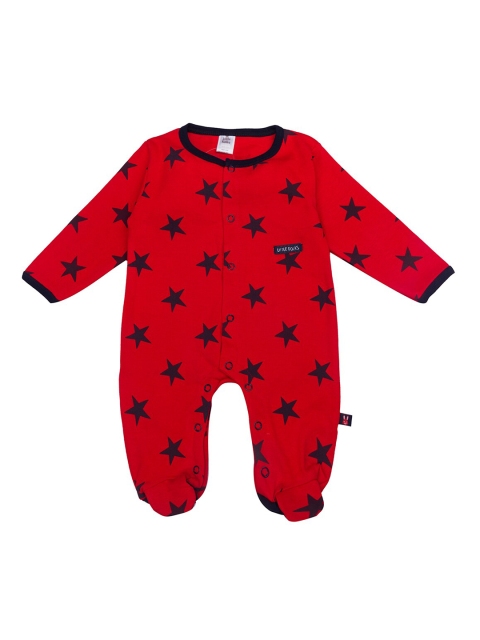 

Little Folks kIds Red Printed Romper