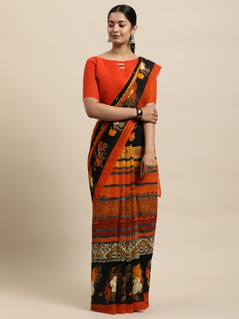 

KALINI Multicoloured Floral Georgette Printed Saree, Multi