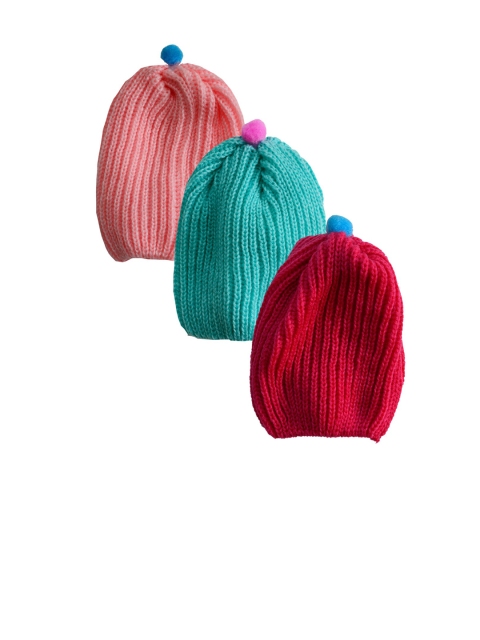 

Little Angels Girls Pack Of 3 Assorted Beanies