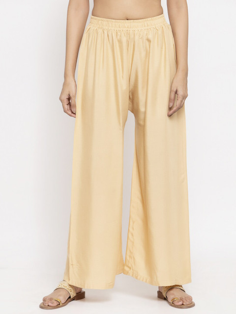 

NEUDIS Women Beige Ethnic Palazzos