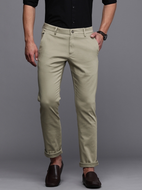 

Allen Solly Men Beige Slim Fit Chinos