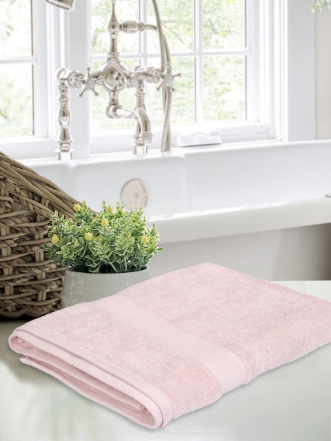 

Home Fresh Pink Solid 450 GSM Pure Cotton Bath Towel