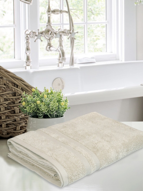 

Home Fresh Solid 450 GSM Cotton Bath Towels, Silver