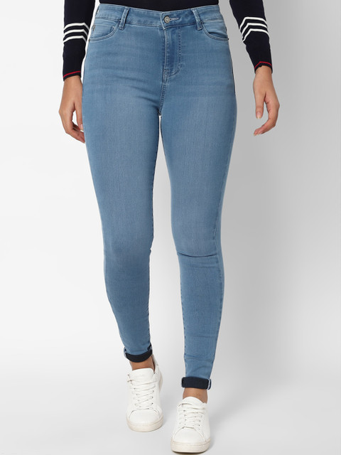 

Allen Solly Woman Blue Jeans