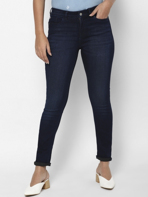 

Allen Solly Woman Navy Blue Slim Fit Light Fade Jeans