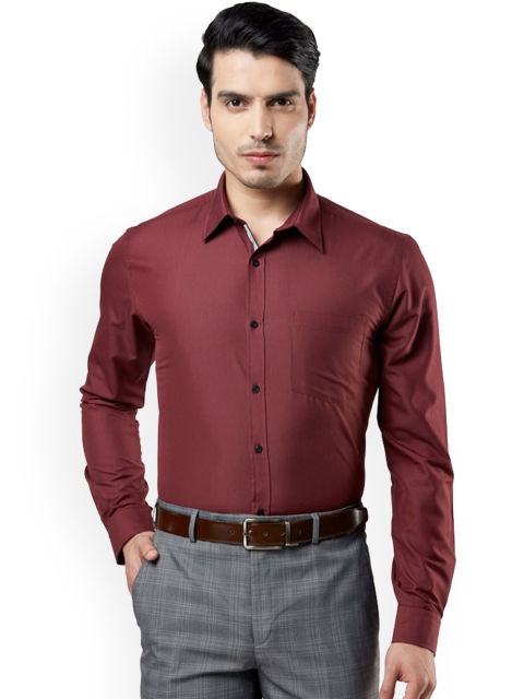 

Next Look Men Maroon Slim Fit Opaque Formal Shirt