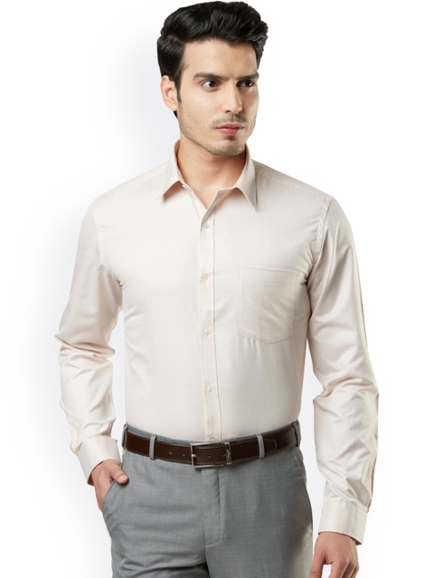 

Next Look Men Beige Opaque Formal Shirt