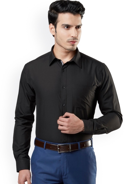 

Next Look Men Black Slim Fit Opaque Formal Shirt