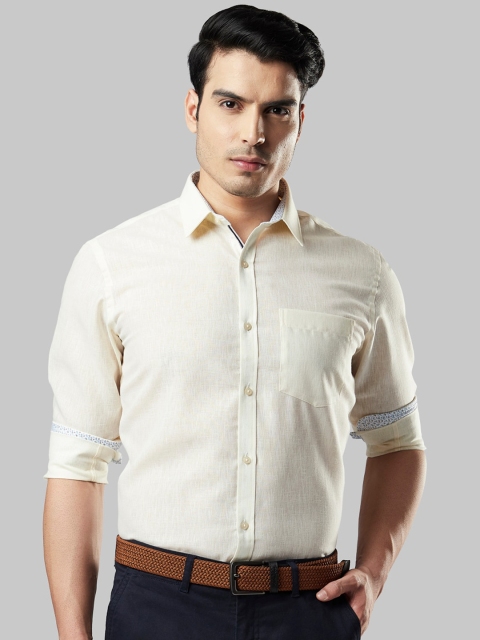 

Next Look Men White Slim Fit Opaque Formal Shirt