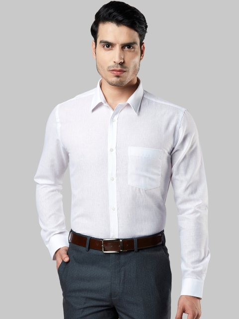 

Next Look Men White Slim Fit Opaque Formal Shirt