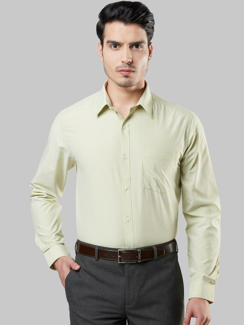 

Next Look Men Green Solid Formal Shirt