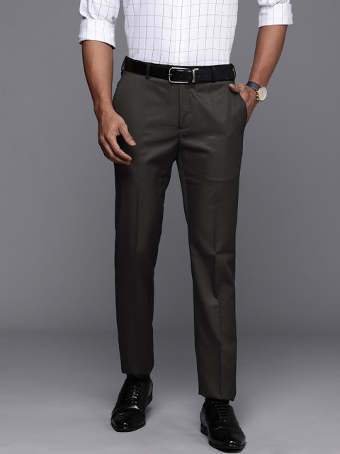 

Raymond Men Black Slim Fit Formal Trousers