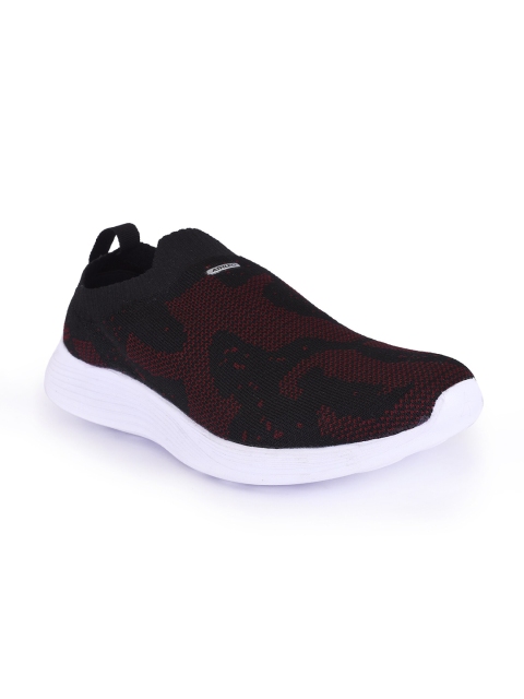 

Action Men Navy Blue & Maroon Athleo ATG-44 Slip On Running Shoes