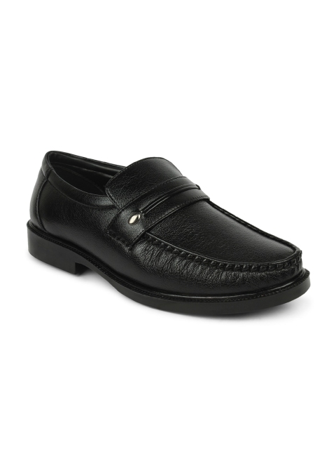 

Action Men Black Textured Formal Loafers