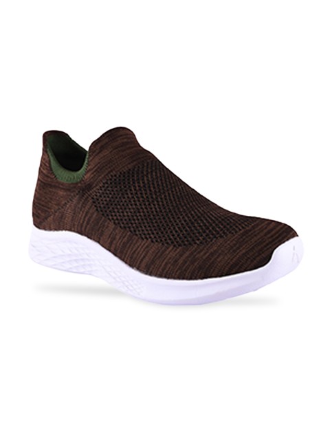 

Action Men Brown & Black Athleo ATG-83 Mesh Slip On Running Shoes