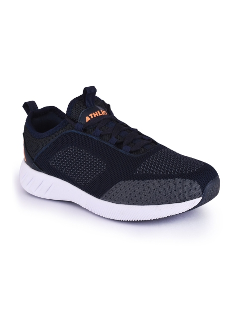 

Action Men Navy Blue & Grey Athleo ATL-22 Mesh Running Shoes