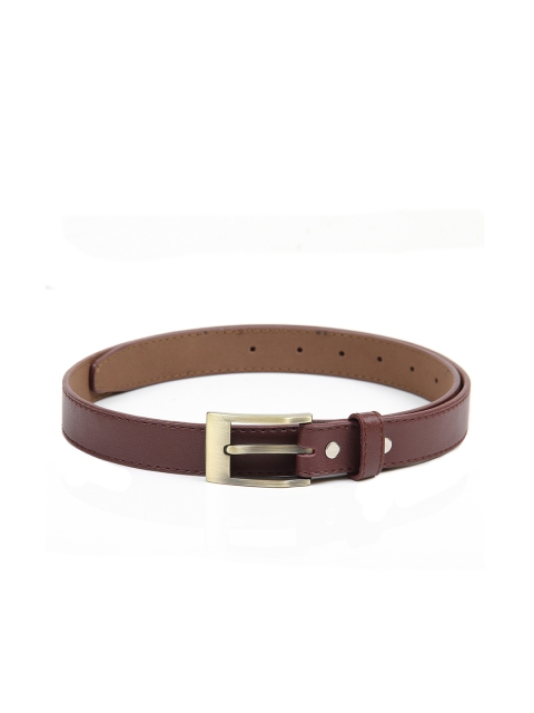 

Calvadoss Women Maroon Textured Belt