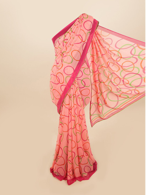 

Pothys Pink & Orange Saree