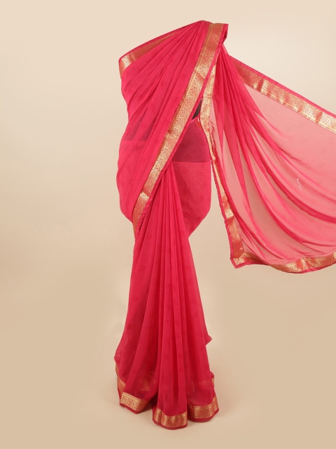 

Pothys Pink & Gold Saree