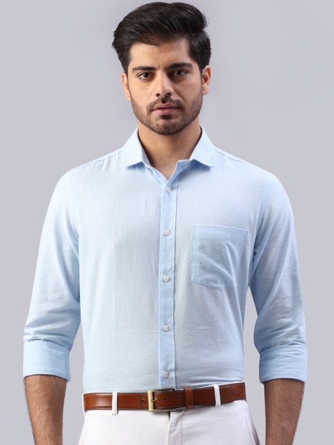 

Raymond Men Blue Opaque Formal Shirt