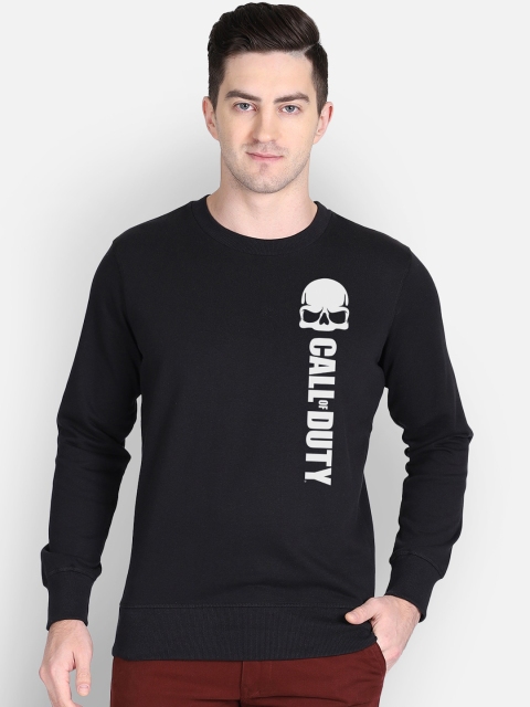 

Free Authority Men Black Call Of Duty Printed Sweatshirt