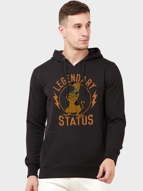 

Free Authority Men Black Printed Hooded Sweatshirt