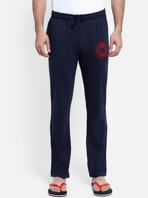 

Free Authority Men Navy Blue Iron Man Featured Pure Cotton Lounge Pants